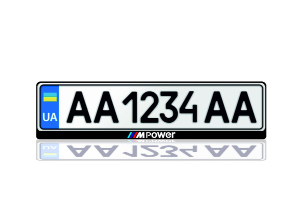 License Plate Frame for ///M Power Var.1 (Europe type) License Plate Frame for ///M Power Var.1 (Europe type)
