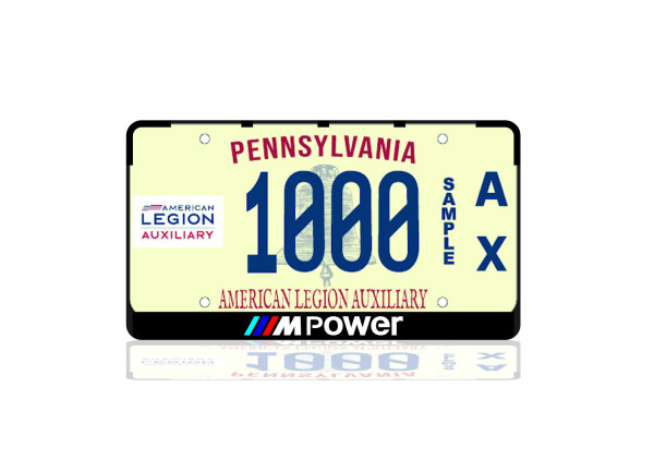 License Plate Frame for ///M Power Var.1 (USA type)