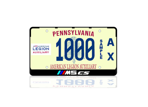License Plate Frame for ///M5 CS Var.1 (USA type)