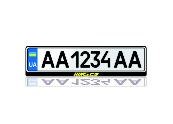 License Plate Frame for ///M5 CS Var.2 (Europe type)
