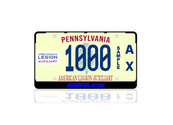 License Plate Frame for ///M5 CS Var.2 (USA type)