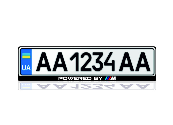License Plate Frame for Powered by ///M (Europe type)