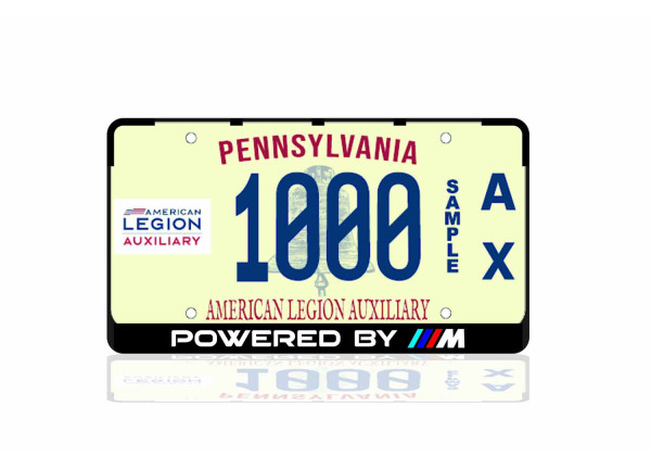 License Plate Frame for Powered by ///M (USA type)