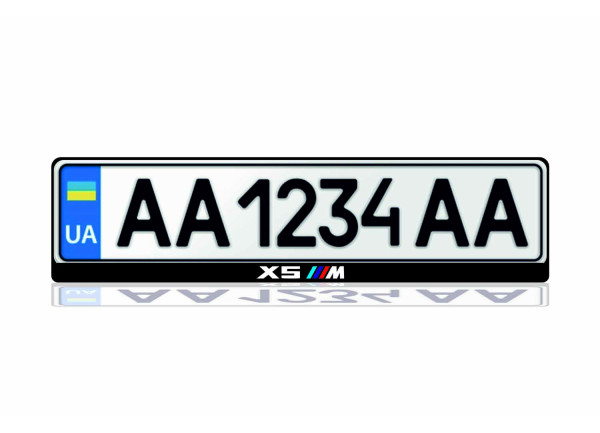 License Plate Frame for X5 ///M Var.1 (Europe type)