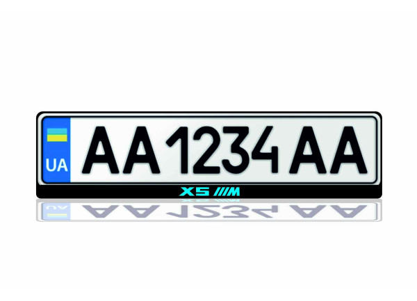 License Plate Frame for X5 ///M Var.2 (Europe type)