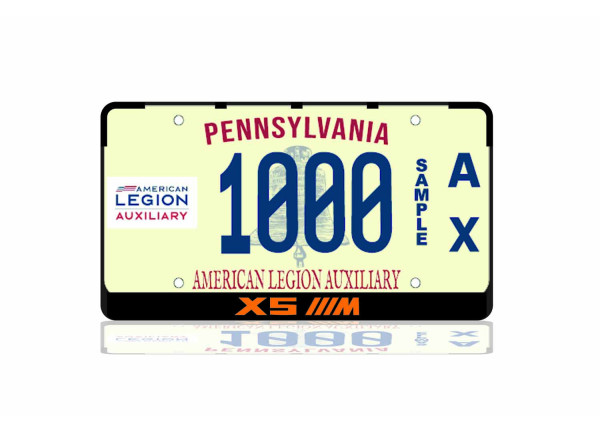 License Plate Frame for X5 ///M Var.2 (USA type)