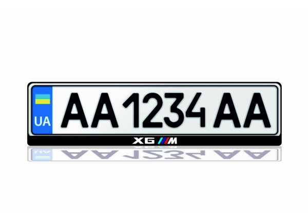 License Plate Frame for X6 ///M Var.1 (Europe type)