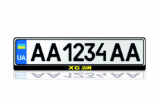 License Plate Frame for X6 ///M Var.2 (Europe type)