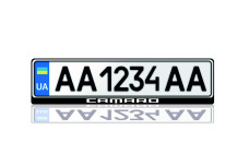 License Plate Frame for Camaro (Europe type)