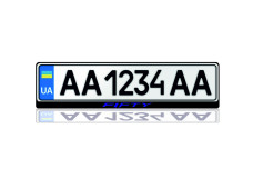 License Plate Frame for Camaro Fifty (Europe type)