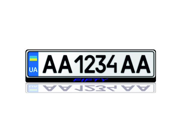 License Plate Frame for Camaro Fifty (Europe type)