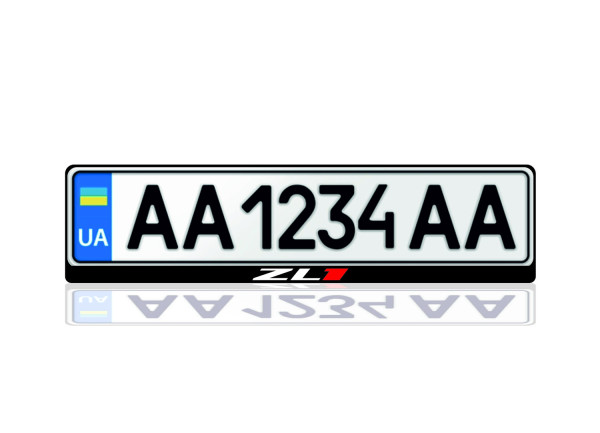 License Plate Frame for Camaro ZL1 Var.1 (Europe type)