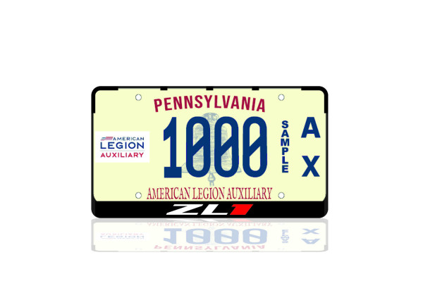 License Plate Frame for Camaro ZL1 Var.1 (USA type)