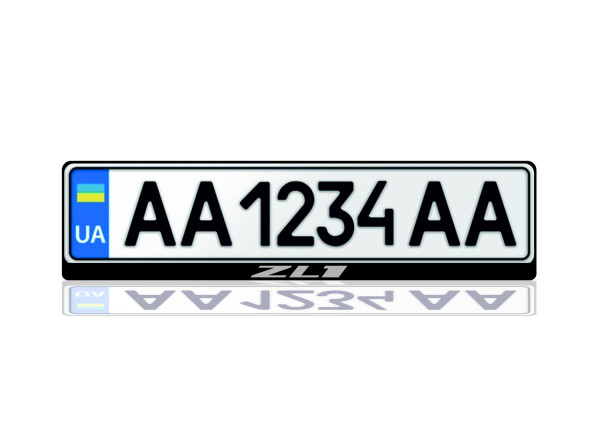 License Plate Frame for Camaro ZL1 Var.2 (Europe type)