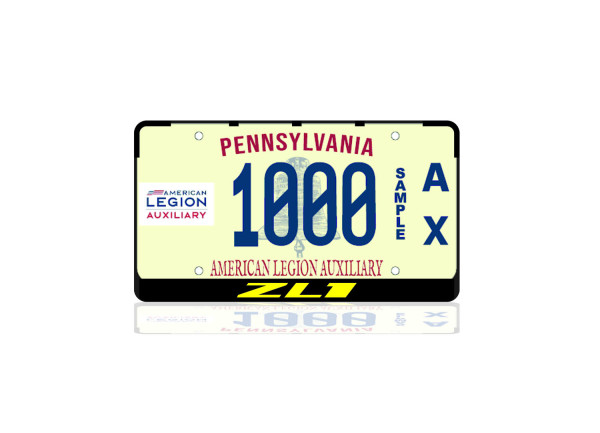 License Plate Frame for Camaro ZL1 Var.2 (USA type)