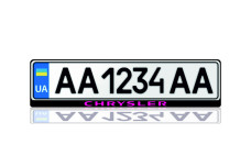 License Plate Frame for Chrysler (Europe type)