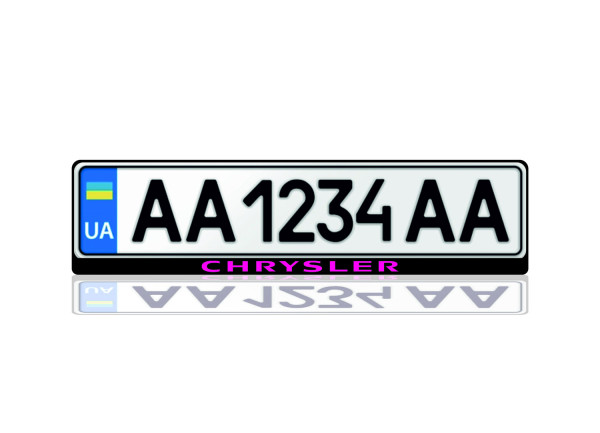 License Plate Frame for Chrysler (Europe type) License Plate Frame for Chrysler (Europe type)