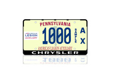License Plate Frame for Chrysler (USA type)