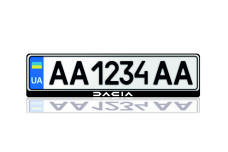License Plate Frame for Dacia Var.1 (Europe type)