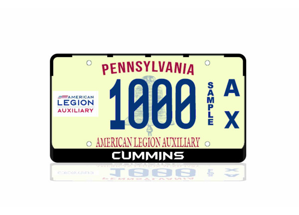 License Plate Frame Cummins (USA type)