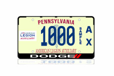 License Plate Frame Dodge Var.2 (USA type)