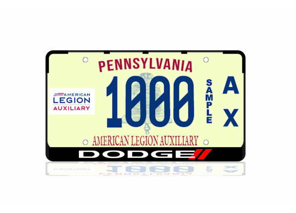 License Plate Frame Dodge Var.2 (USA type)