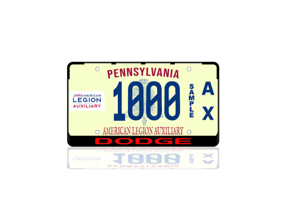 License Plate Frame for Dodge (USA type)