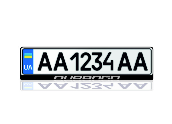 License Plate Frame for Dodge Durango III 2011+ (Europe type) License Plate Frame for Dodge Durango III 2011+ (Europe type)