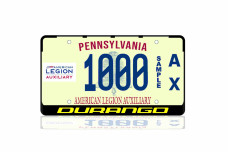 License Plate Frame for Dodge Durango III 2011+ (USA type)