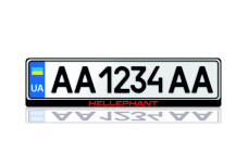 License Plate Frame for Hellephant (Europe type)