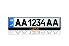 License Plate Frame for Hemi (Europe type)