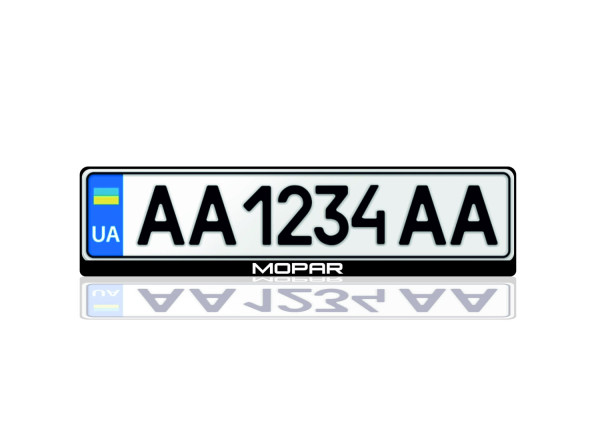 License Plate Frame for Mopar (type 1) (Europe type) License Plate Frame for Mopar (type 1) (Europe type)