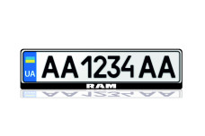 License Plate Frame for Ram Var.1 (Europe type)