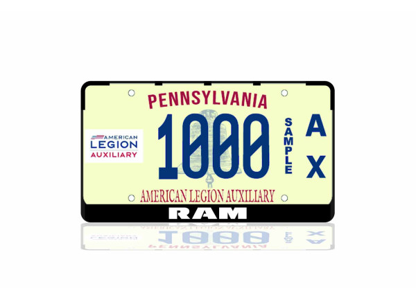 License Plate Frame for Ram Var.1 (USA type)