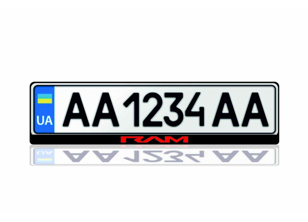 License Plate Frame for Ram Var.2 (Europe type)