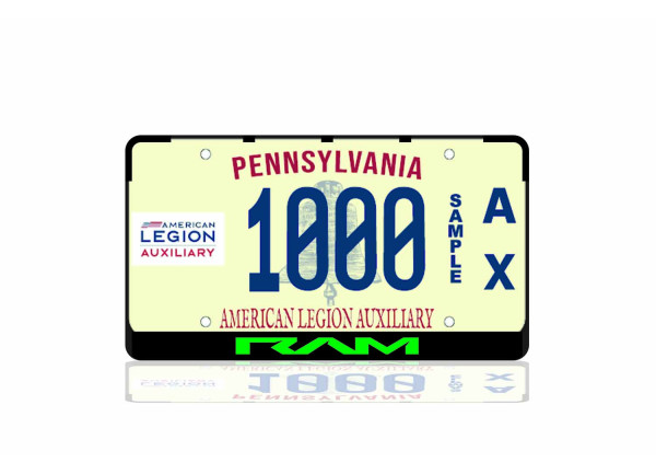 License Plate Frame for Ram Var.2 (USA type)