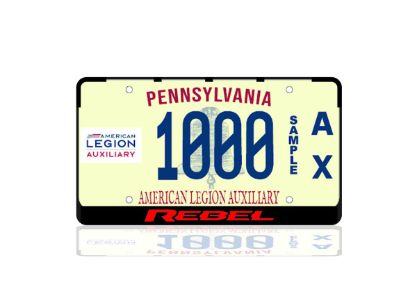 License Plate Frame for Rebel (USA type)
