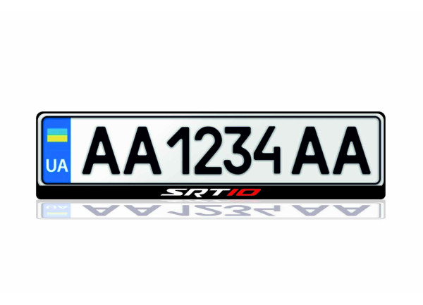 License Plate Frame for SRT10 (Europe type)