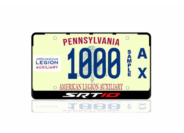 License Plate Frame for SRT10 (USA type)