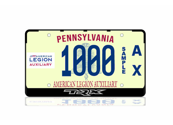 License Plate Frame TRX (USA type)