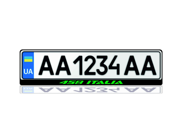 License Plate Frame for Ferrari 458 Italia 2009-2015 (Europe type)