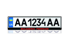 License Plate Frame for Scuderia Ferrari (Europe type)