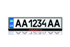 License Plate Frame for Abarth (Europe type)