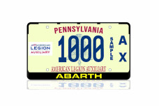 License Plate Frame for Abarth (USA type)
