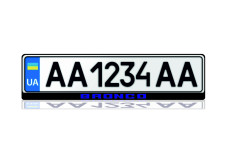 License Plate Frame for Ford Bronco VI 2020+ (Europe type)