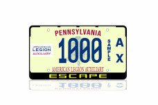 License Plate Frame for Ford Escape IV 2020+ (USA type)