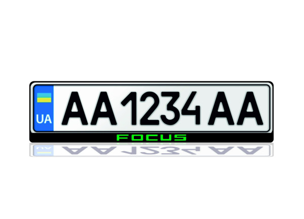 License Plate Frame for Ford Focus IV 2018+ (Europe type)