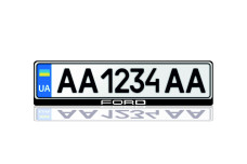 License Plate Frame for Ford (Europe type)
