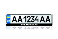 License Plate Frame for Ford Fusion II (USA) 2012+ (Europe type)