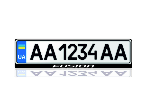 License Plate Frame for Ford Fusion II (USA) 2012+ (Europe type)